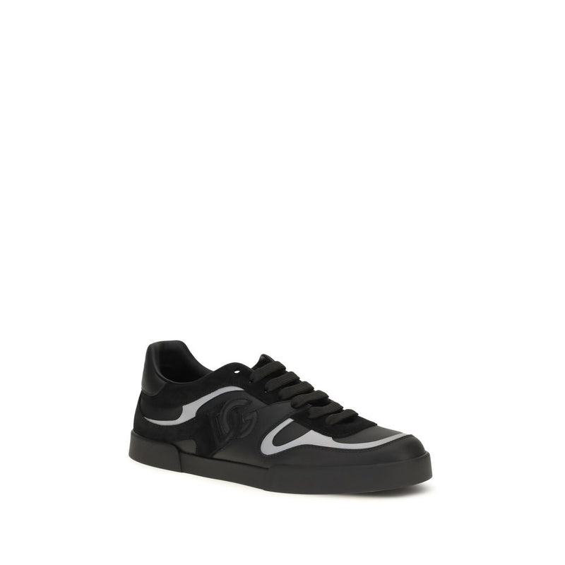 Baskets Dolce &amp; Gabbana Bos Taurus en cuir de veau noir