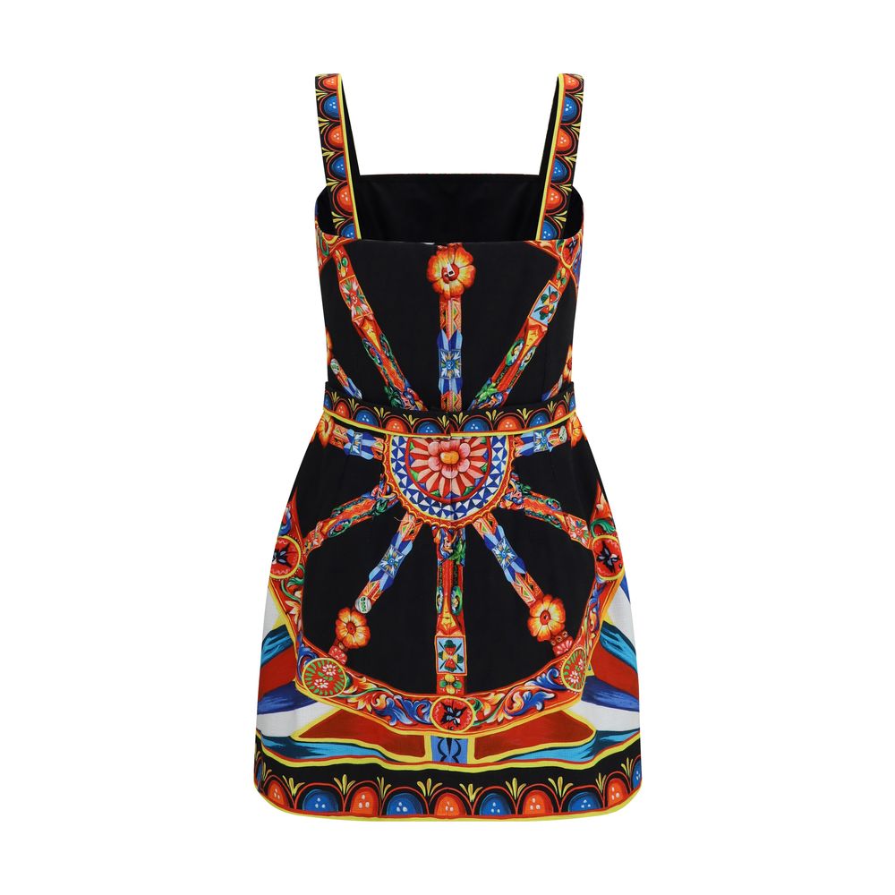 Dolce & Gabbana Multicolor Cotton Casual Dress