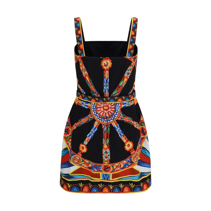 Dolce & Gabbana Multicolor Cotton Casual Dress