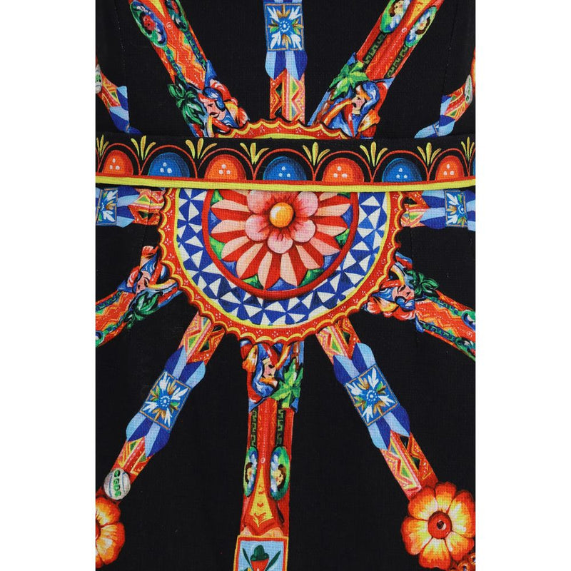 Dolce & Gabbana Multicolor Cotton Casual Dress