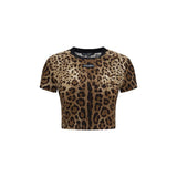 Dolce & Gabbana Beige Cotton T-Shirt