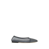 Chers Frances Gray Cuir de veau Bos Taurus Ballerines