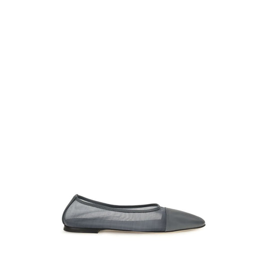 Chers Frances Gray Cuir de veau Bos Taurus Ballerines
