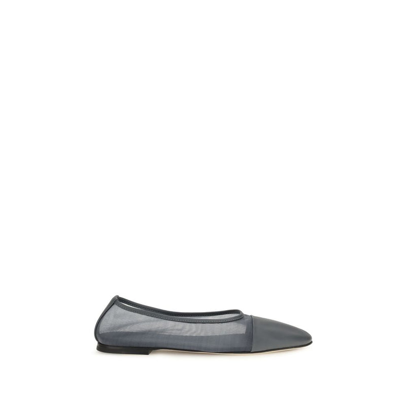 Chers Frances Gray Cuir de veau Bos Taurus Ballerines