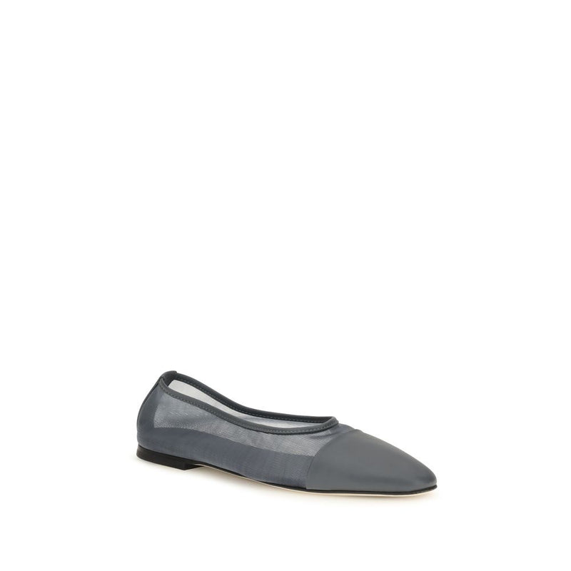 Chers Frances Gray Cuir de veau Bos Taurus Ballerines