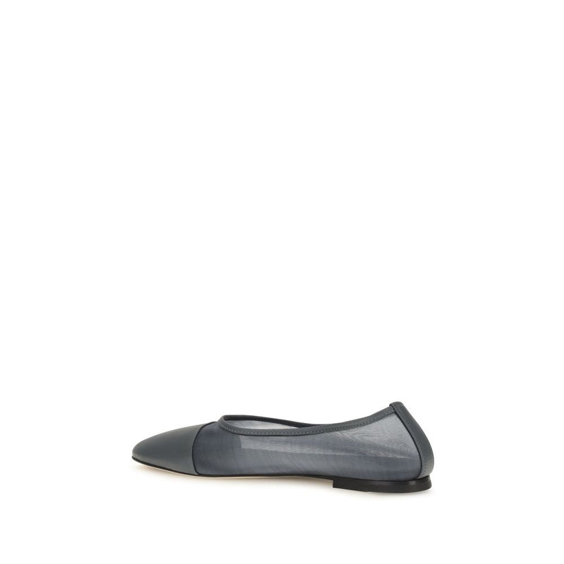 Chers Frances Gray Cuir de veau Bos Taurus Ballerines