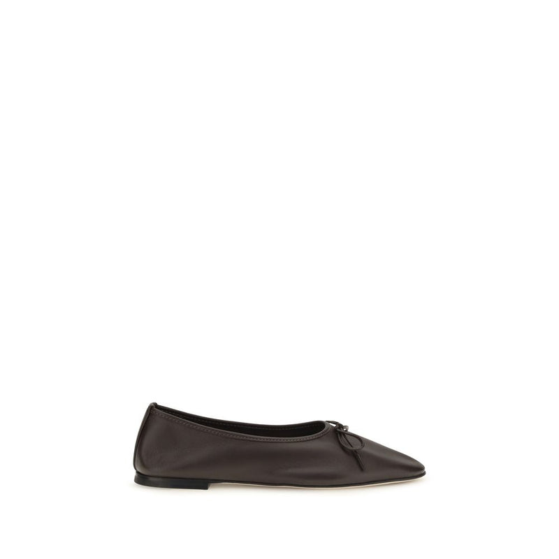 Cher Frances Brown Cuir de veau Bos Taurus Ballerines