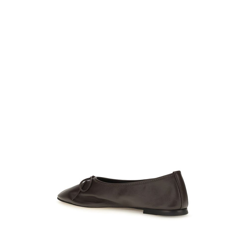 Cher Frances Brown Cuir de veau Bos Taurus Ballerines