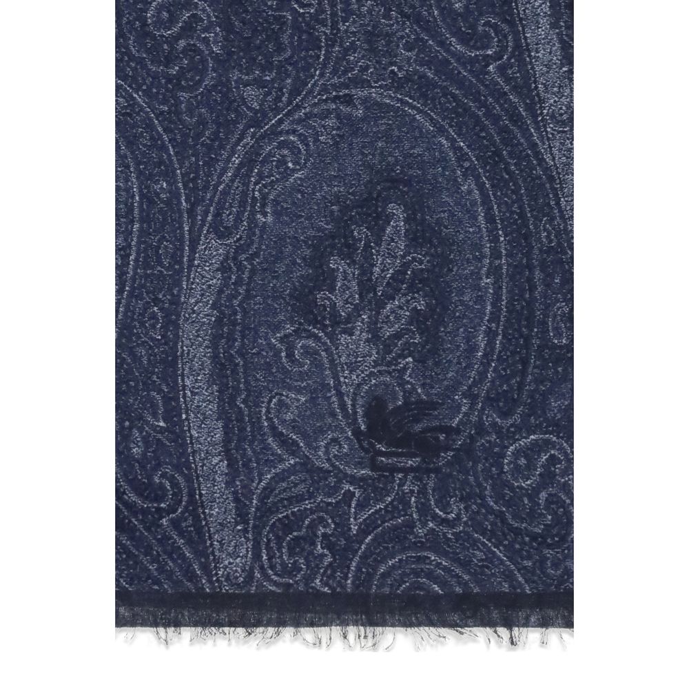 Écharpe Etro bleue en modal