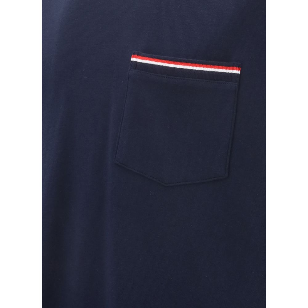 T-shirt en coton bleu Thom Browne
