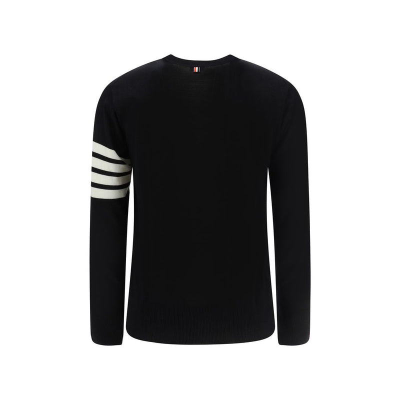 Thom Browne Black Wool Oves Aries Cardigan