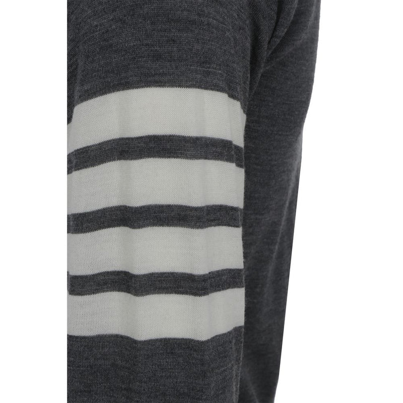 Thom Browne Gray Wool Oves Aries Cardigan