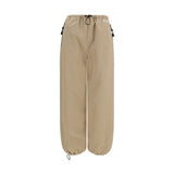 Miu Miu Beige Cotton Athletic Pants
