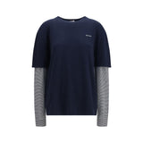 Sweat-shirt Miu Miu en Laine Bleue Ove Aries
