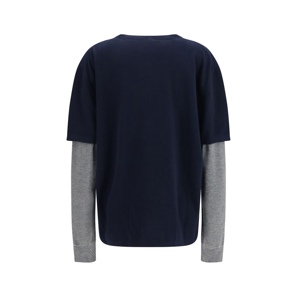Sweat-shirt Miu Miu en Laine Bleue Ove Aries