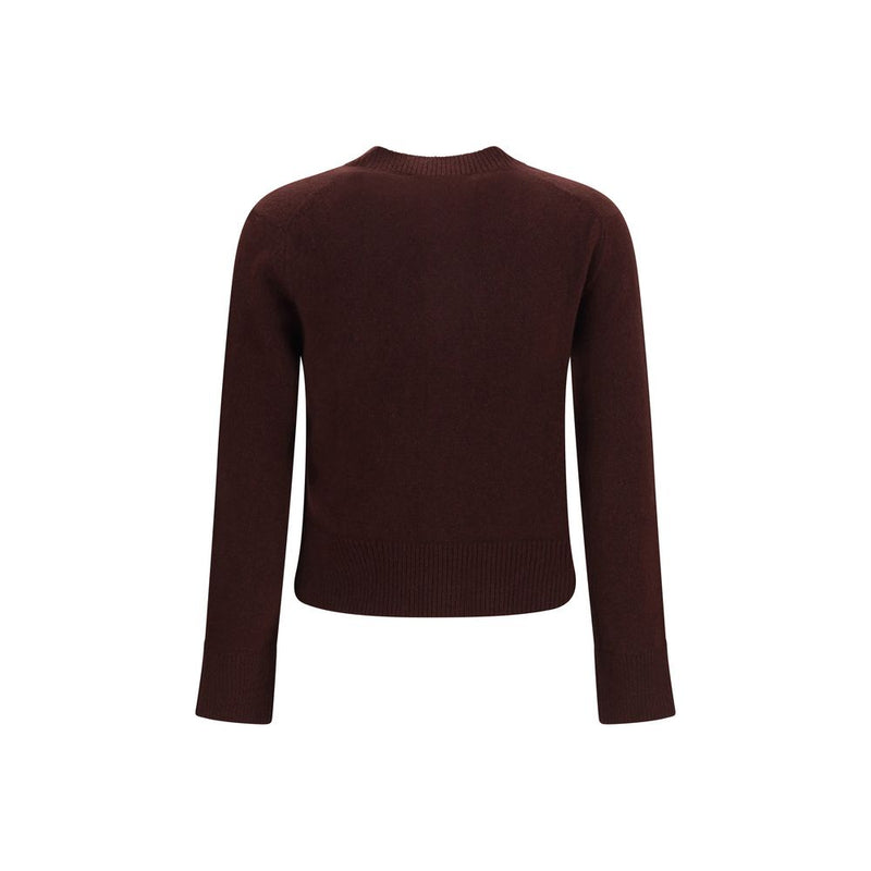 Maison Kitsuné Brown Wool Oves Aries Cardigan