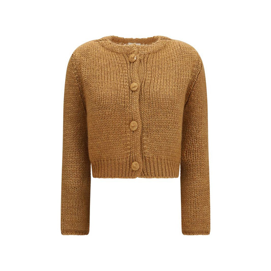 Cardigan en soie Forte_Forte marron