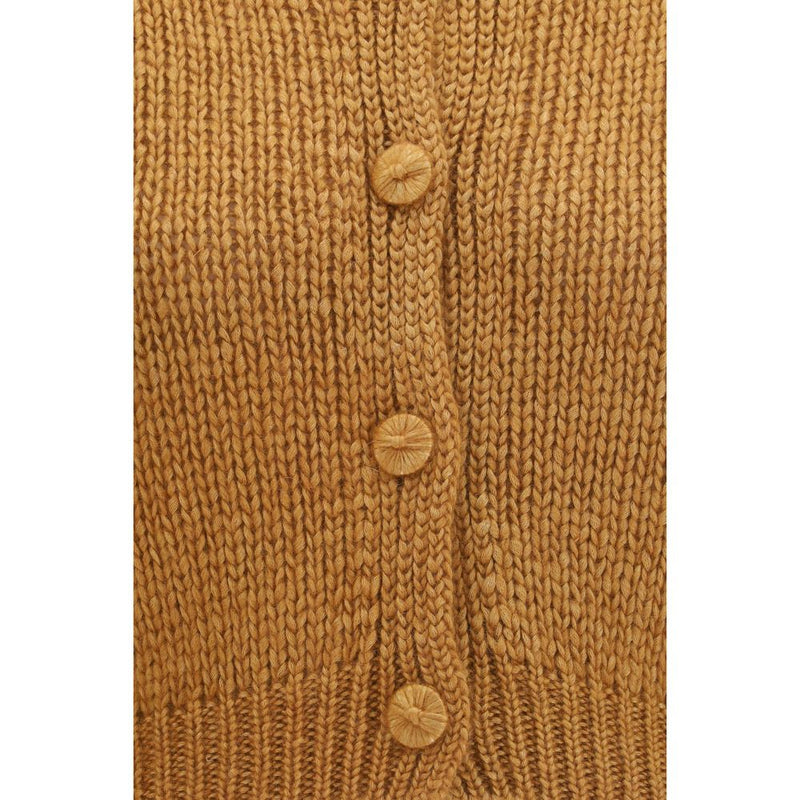 Forte_Forte Brown Silk Cardigan