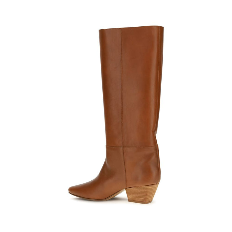 Bottines Forte_Forte en cuir de veau marron Bos Taurus
