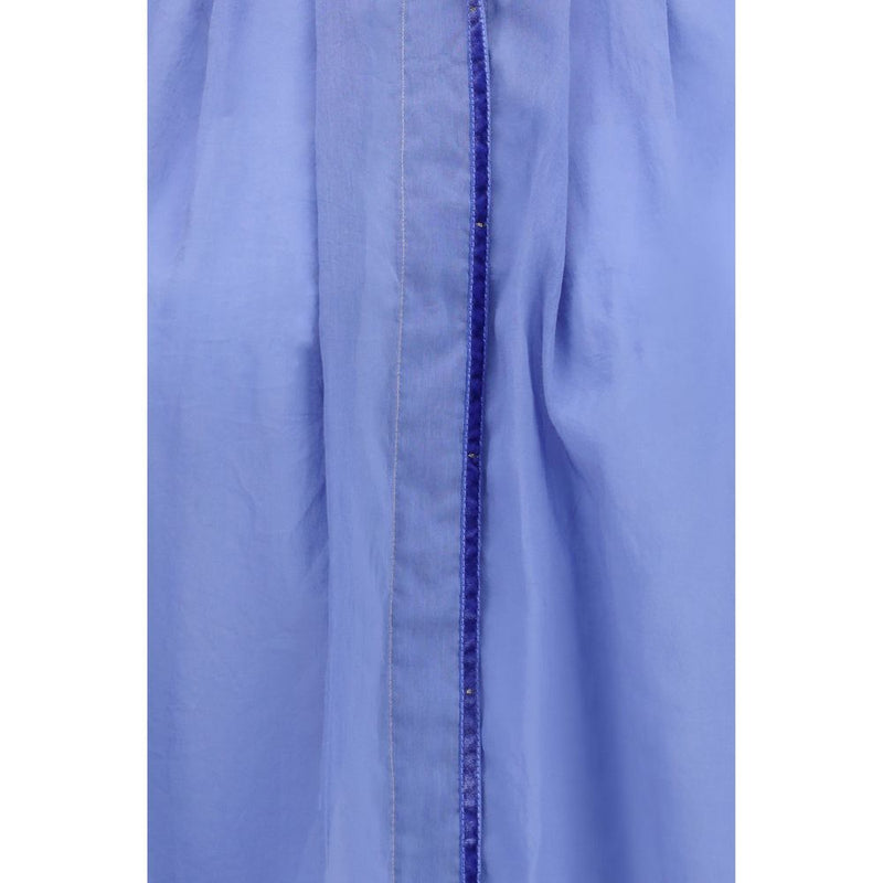 Forte_Forte Blue Cotton Blouse