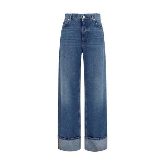 Jeans Dolce & Gabbana droits en coton bleu