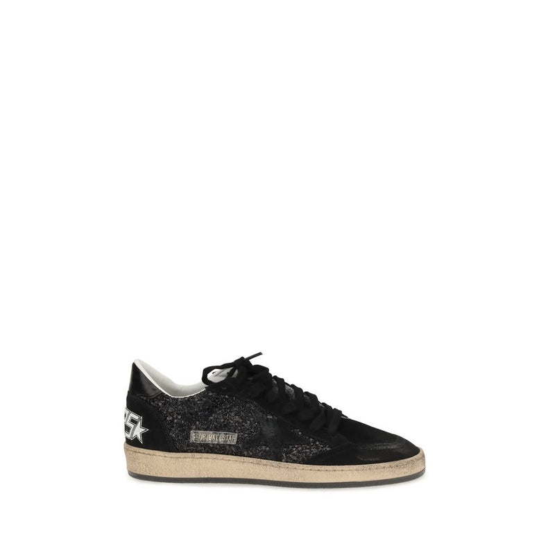 Golden Goose Baskets Basses en Cuir de Veau Noir Bos Taurus
