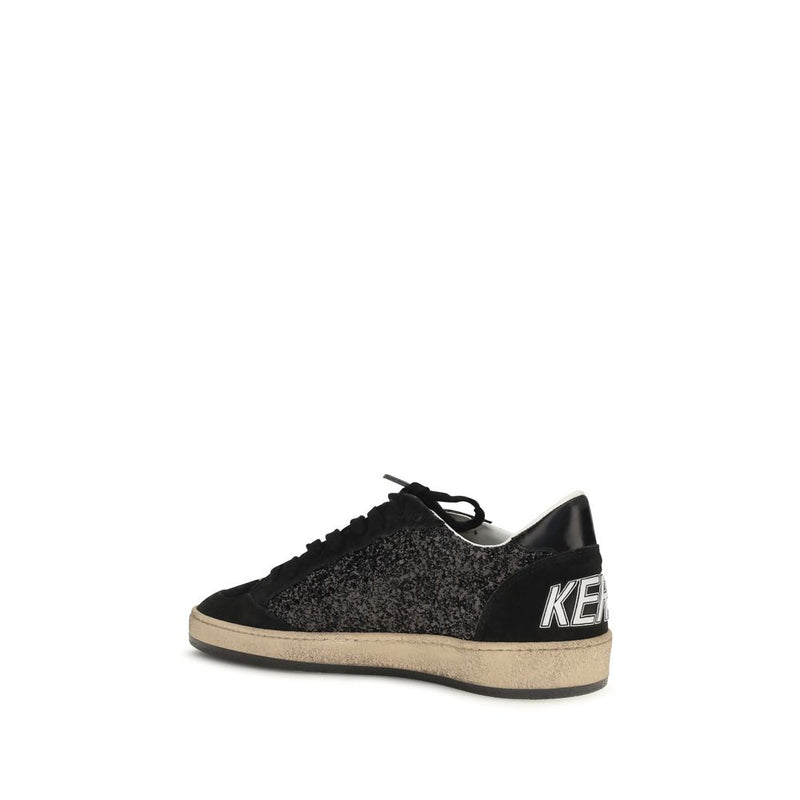 Golden Goose Baskets Basses en Cuir de Veau Noir Bos Taurus