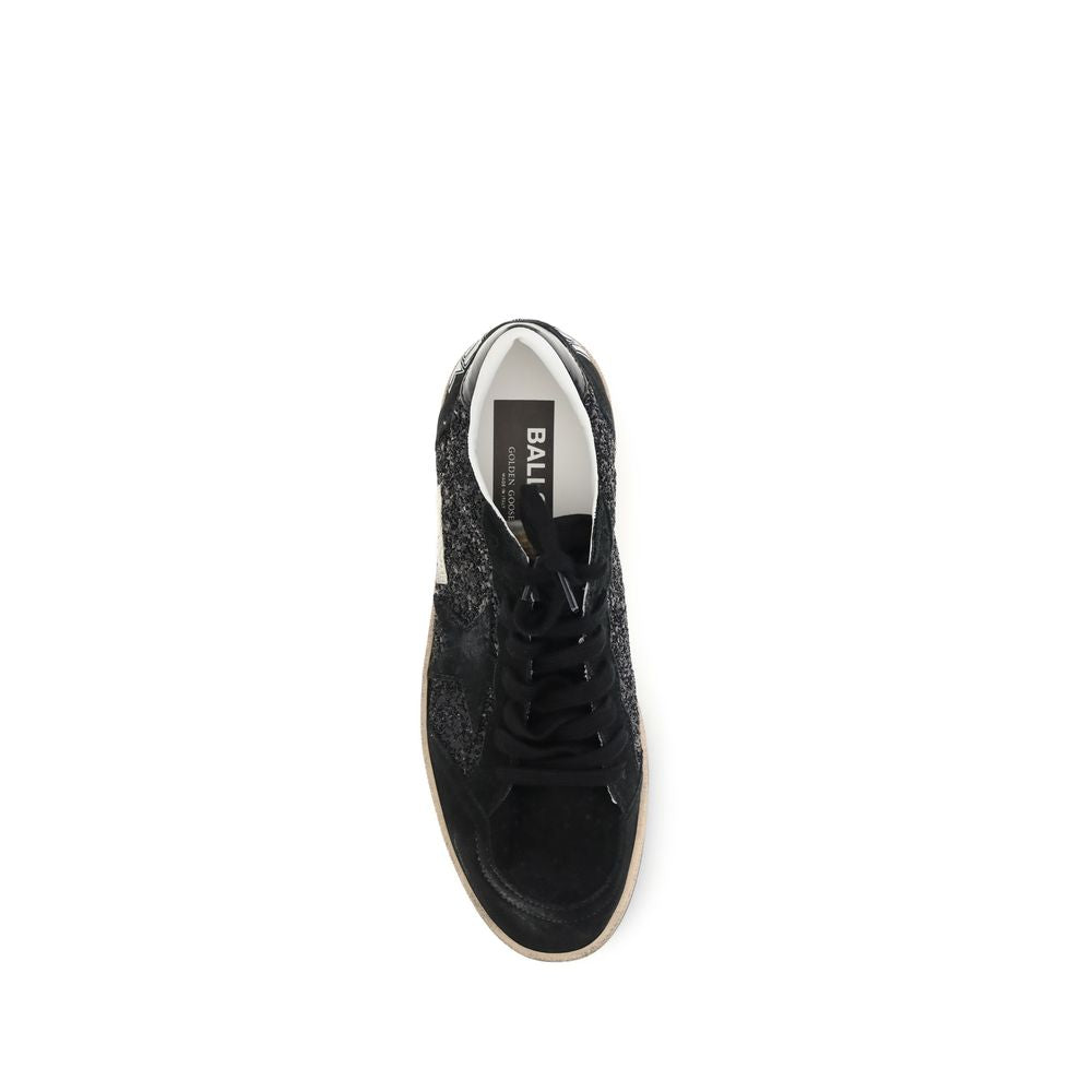 Golden Goose Baskets Basses en Cuir de Veau Noir Bos Taurus