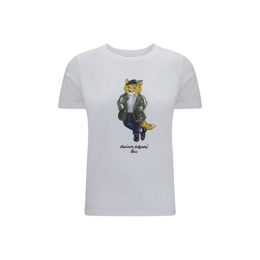 T-shirt Maison Kitsuné en coton blanc