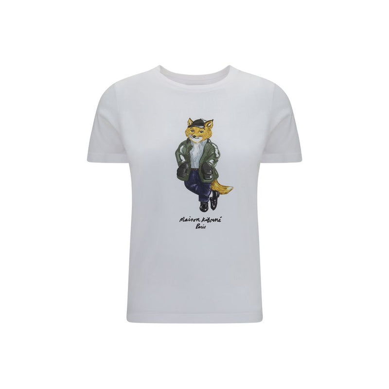 T-shirt Maison Kitsuné en coton blanc