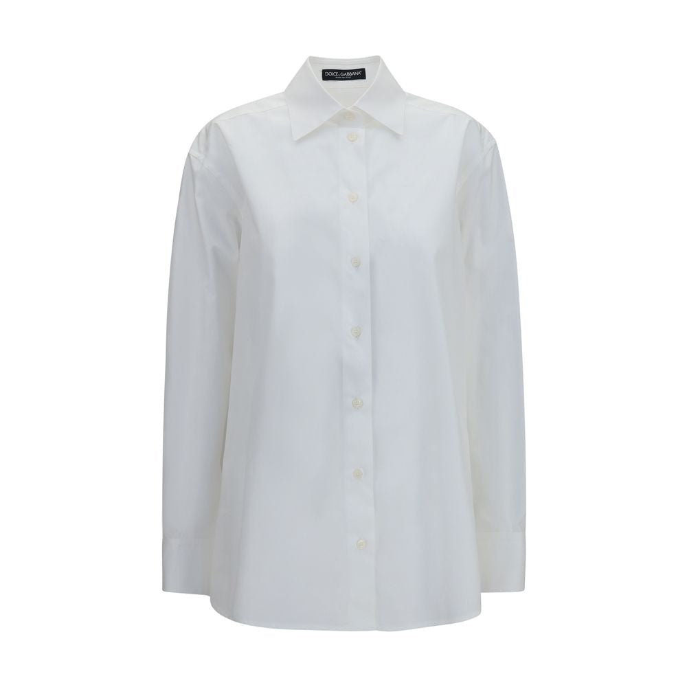Chemise habillée blanche en coton Dolce &amp; Gabbana