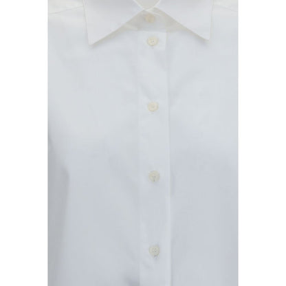 Dolce & Gabbana White Cotton Dress Shirt