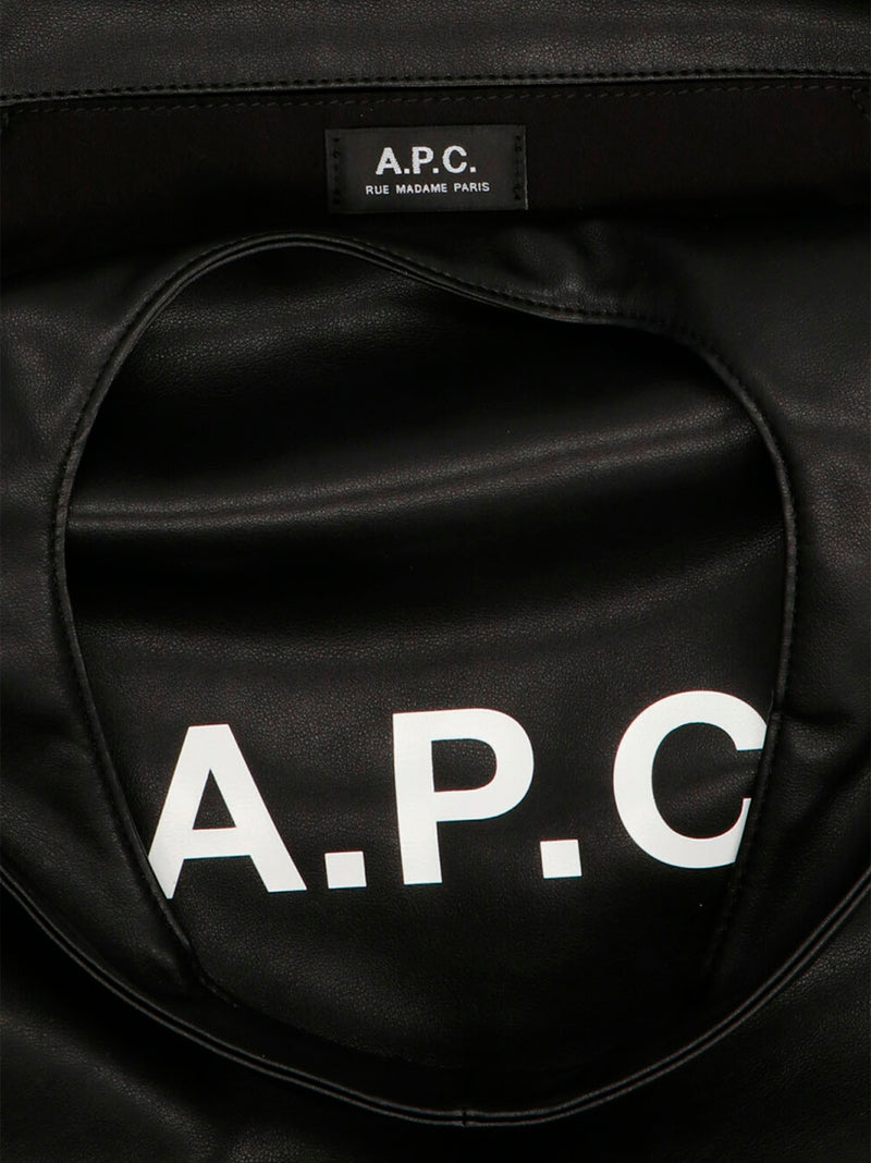 Sac cabas A.P.C. en polyéthylène noir