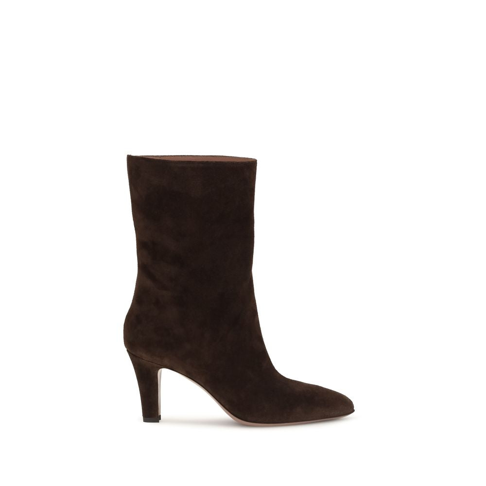 Bottines en daim marron Paris Texas