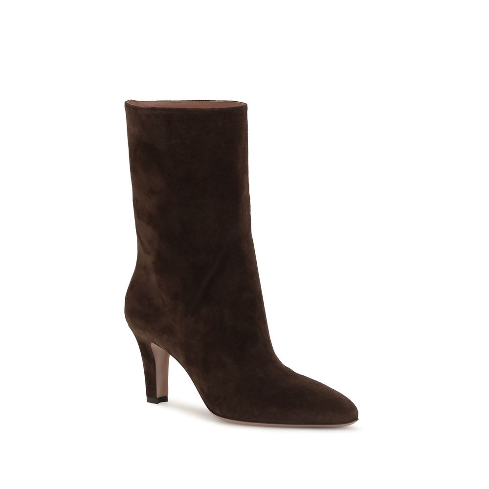 Bottines en daim marron Paris Texas