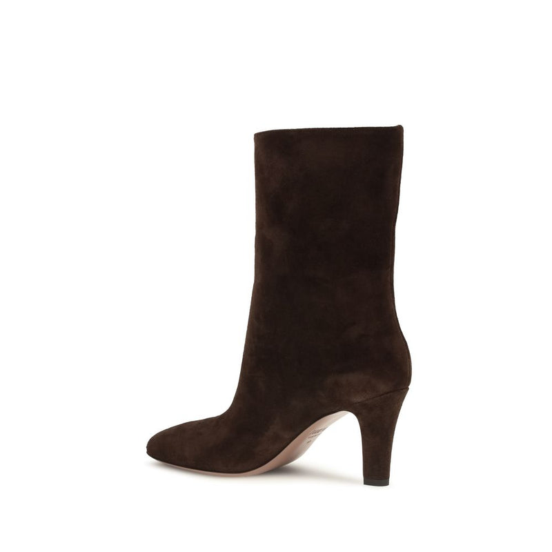 Paris Texas Brown Suede Leather Ankle Boots