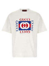 T-shirt Gucci en coton blanc