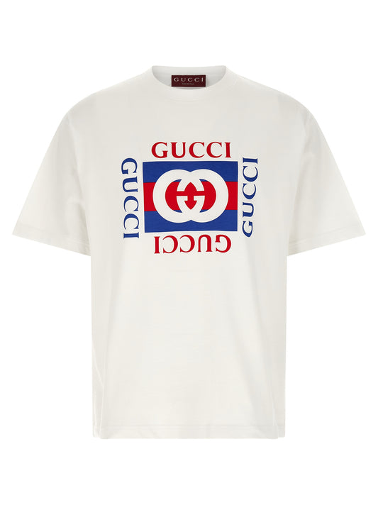 Gucci White Cotton T-Shirt