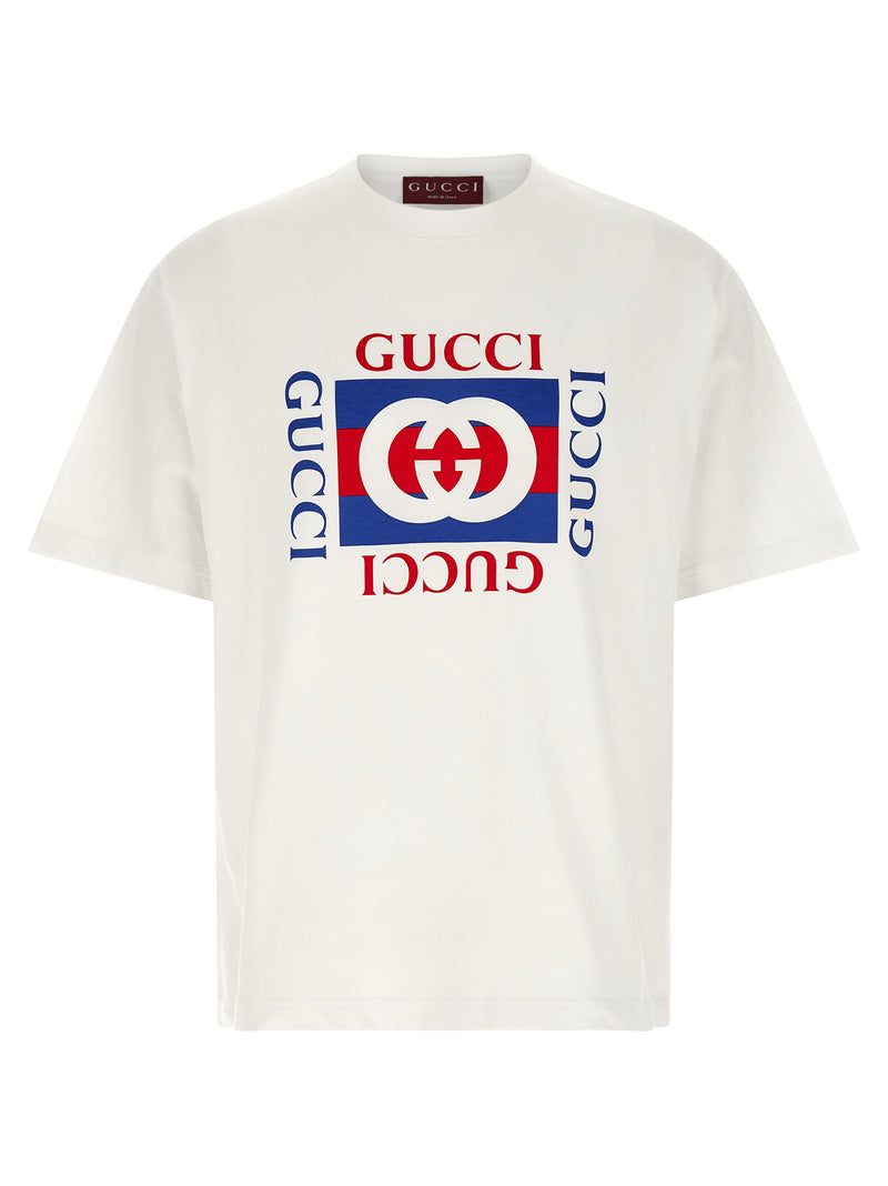 Gucci White Cotton T-Shirt