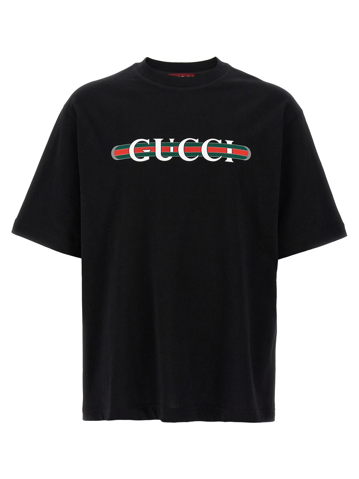 T-shirt Gucci en coton noir