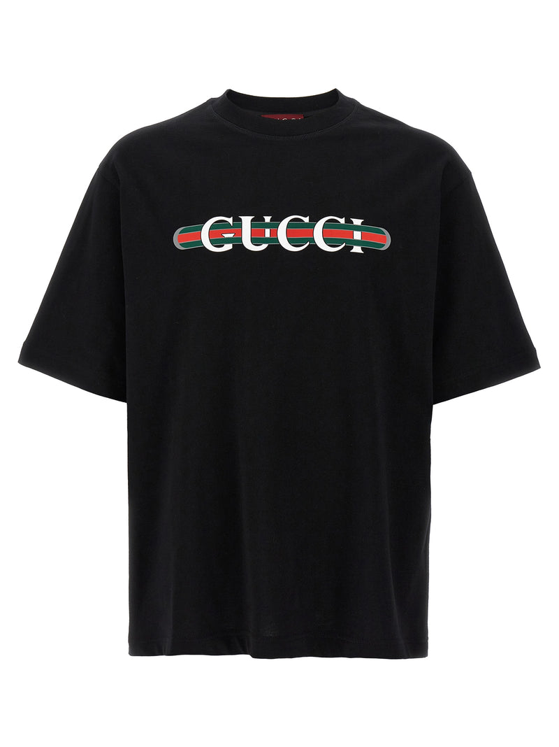 Gucci Black Cotton T-Shirt