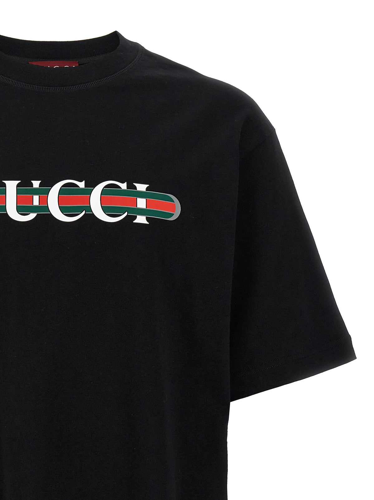 T-shirt Gucci en coton noir