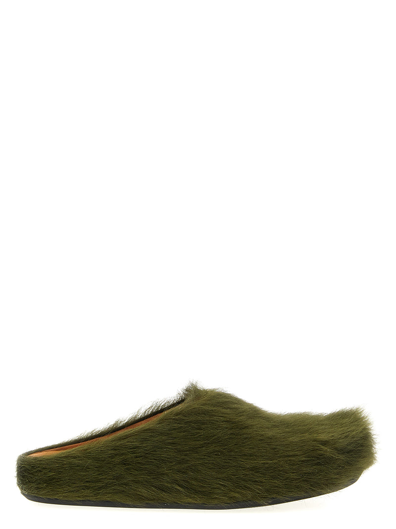 Mules Marni en cuir de veau bicolore
