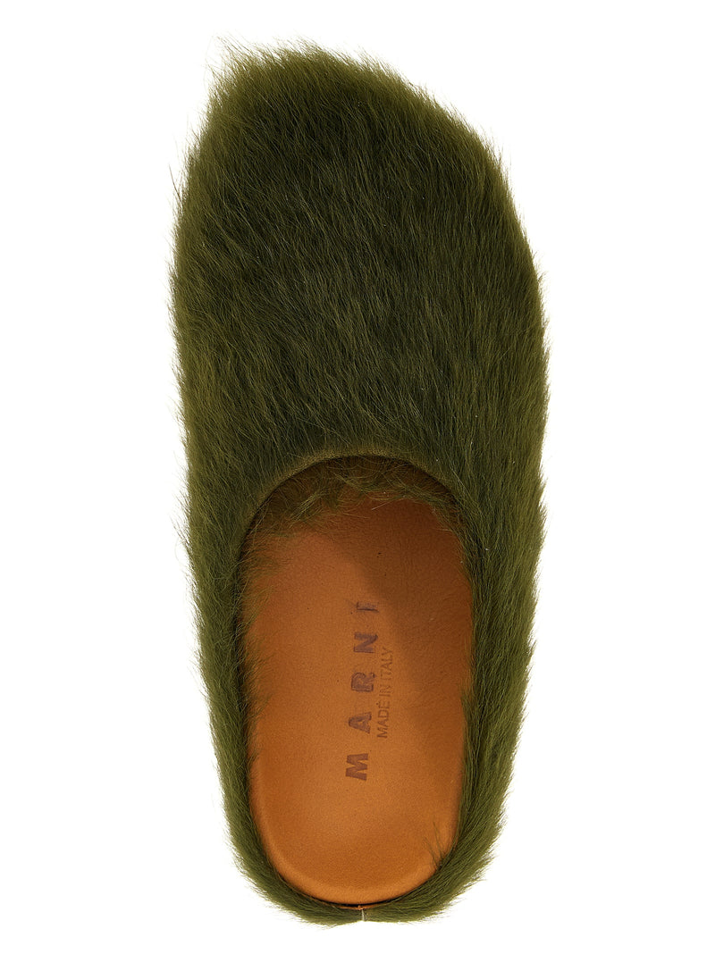 Mules Marni en cuir de veau bicolore