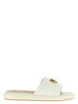 Mules PINKO en cuir d'agneau blanc