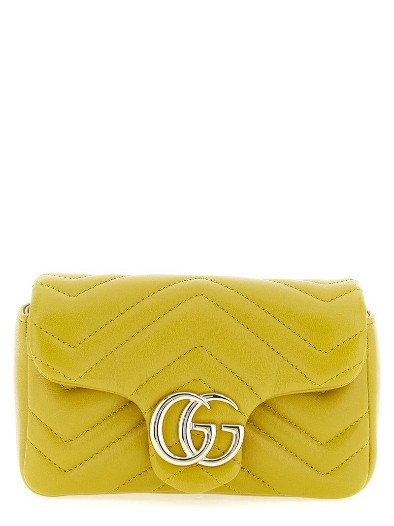 Sac porté épaule Gucci en cuir d'agneau bicolore