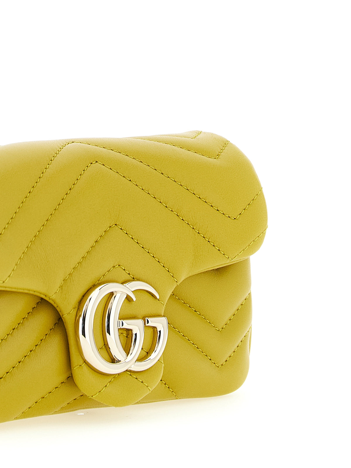 Sac porté épaule Gucci en cuir d'agneau bicolore