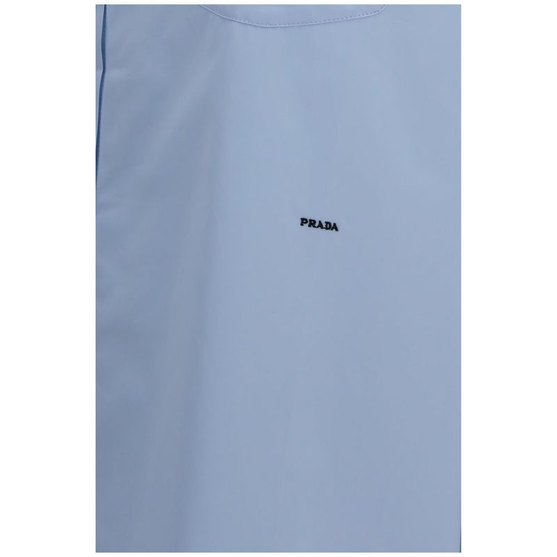 Prada Blue Cotton Shirt
