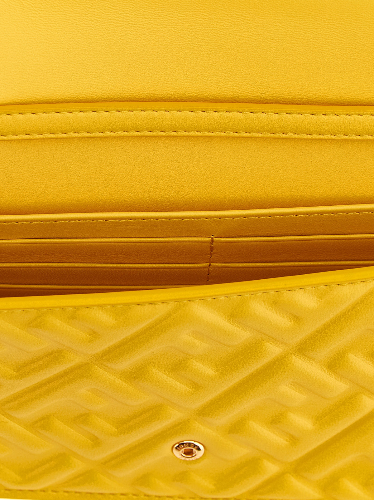 Porte-cartes Fendi en cuir d'agneau bicolore