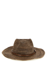 Chapeau de soleil Ibeliv en raphia marron